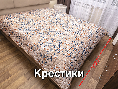 Непромокаемое покрывало Yason — Крестики — изображение 3
