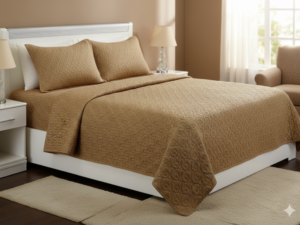 Непромокаемое покрывало Yason — Ромбы молочно шоколадные